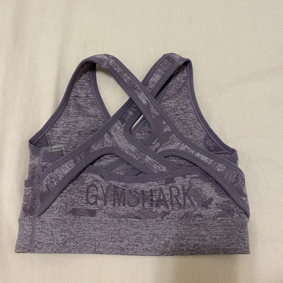 Gymshark OG camo workout bra purple size small - Picture 2 of 3